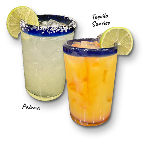 paloma and tequila sunrise